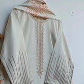 Elegant White Embroidered Lawn 3-Piece Suit – Pure & Graceful