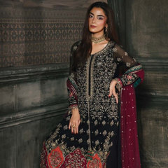 Dastan-E-Jashan by Charizma – Luxury Chiffon black
