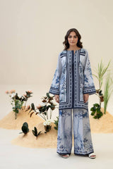 Zeenat Noir – Bold Floral Printed 2-Piece Lawn Ensemble